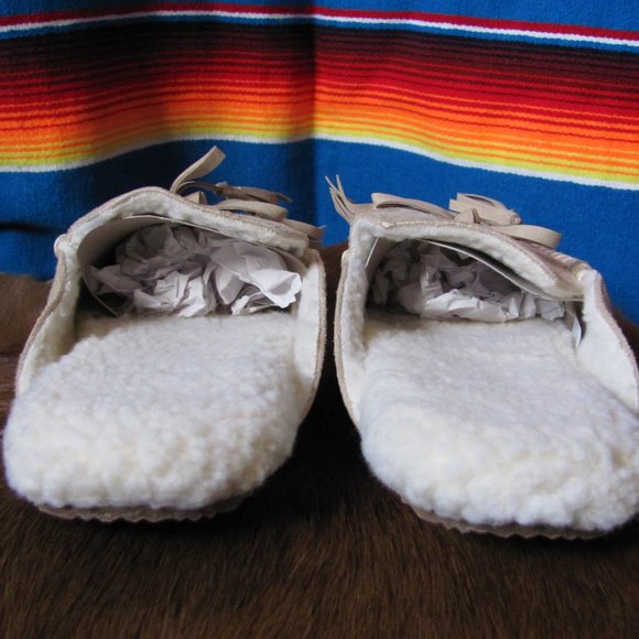 DREAMS PAIRS LADIES FAUX SHERPA & FAUX SUEDE SLIPPERS NEW IN BOX - Picture 6 of 9